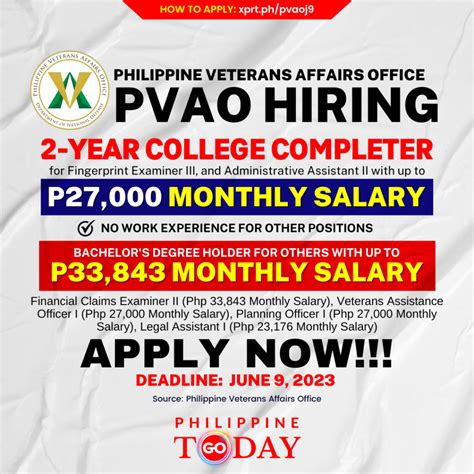 pvao careers|philippine veterans affairs office pvao.